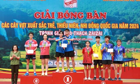 CLB Bóng bàn CAND – T&T giành 14 HCV giải trẻ quốc gia