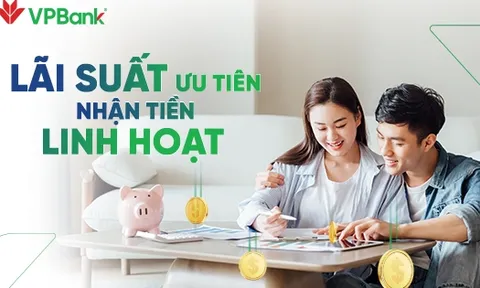 Giảm lãi suất đến 3% cho khoản vay tín chấp áp dụng lãi suất linh hoạt của VPBank