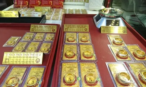 Giá vàng nhẫn trong nước tăng nhẹ