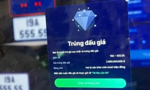 Nhiều biển số xe ngũ quý, tứ quý được đấu giá vào ngày 21 và 22/9