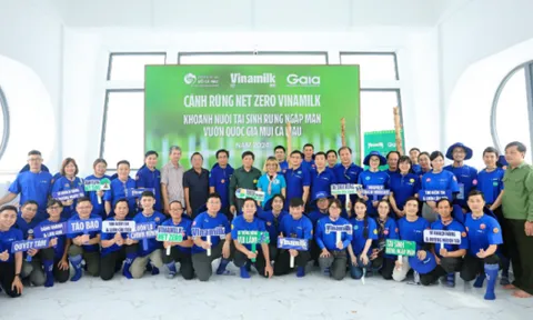 Vinamilk tích cực thực hiện dự án cánh rừng Net Zero hướng đến trung hoà khí nhà kính 