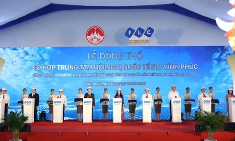 Động thổ Tổ hợp Trung tâm Hội nghị Quốc tế quy mô hàng đầu Việt Nam tại FLC Vĩnh Phúc