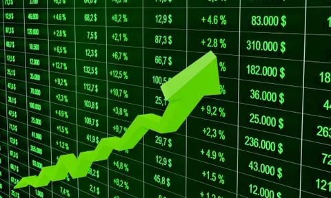 Cổ phiếu ngân hàng xanh, VN-Index tăng hơn 22 điểm