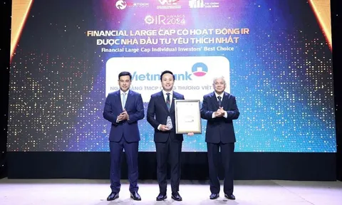 VietinBank (HOSE: CTG) nhận danh hiệu “Doanh nghiệp niêm yết có hoạt động Quan hệ nhà đầu tư được yêu thích nhất”