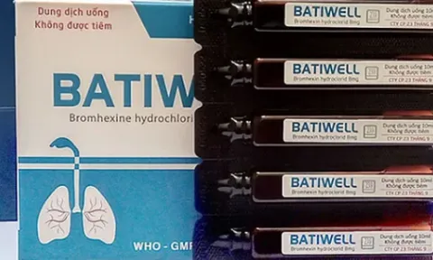 Thu hồi toàn quốc thuốc Batiwell không đảm bảo chất lượng