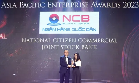 Ngân hàng NCB nhận giải "Thương hiệu truyền cảm hứng 2023"