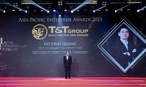 Phó Chủ tịch T&T Group Đỗ Vinh Quang nhận giải Doanh nhân xuất sắc Châu Á 2023