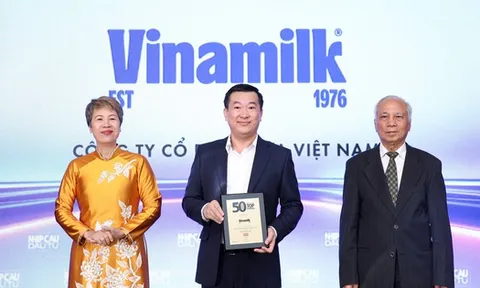 Vinamilk lần thứ 14 liên tiếp được vinh danh Top 50 công ty kinh doanh hiệu quả nhất Việt Nam