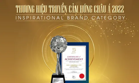 Nam A Bank -  30 năm “Thương hiệu truyền cảm hứng Châu Á”