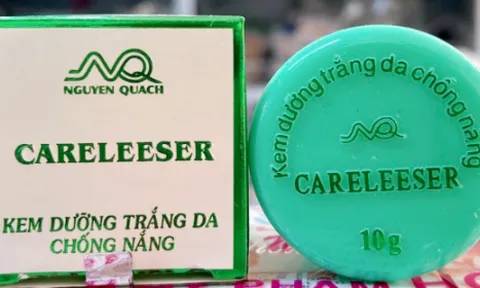 Thu hồi toàn quốc kem dưỡng trắng da chống nắng Careleeser kém chất lượng