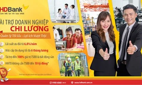 HDBank triển khai gói tài trợ 1.000 tỷ đồng chi lương cho doanh nghiệp