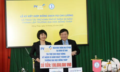 PVcomBank đẩy mạnh hợp tác với Trường Đại học Đồng Tháp trong nhiều hoạt động