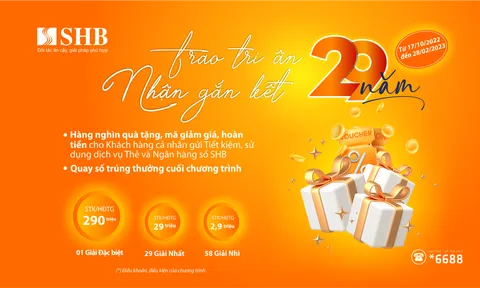 SHB triển khai chương trình khuyến mại với hàng ngàn ưu đãi