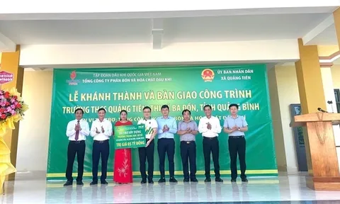 PVFCCo đồng hành cùng sự phát triển giáo dục