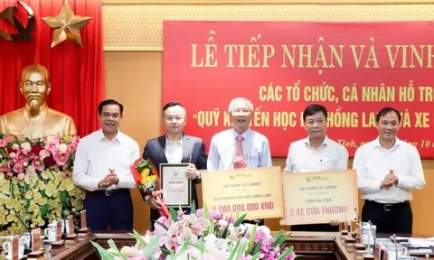 T&T Group hỗ trợ 5 tỷ đồng mở cánh cửa cho học sinh nghèo Hà Tĩnh vào đại học