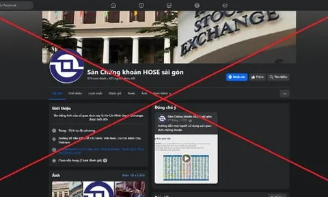 HOSE cảnh báo loạt địa chỉ facebook mạo danh