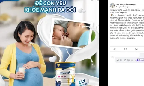 Sữa Hiweight được quảng cáo như “thần dược” tăng cân