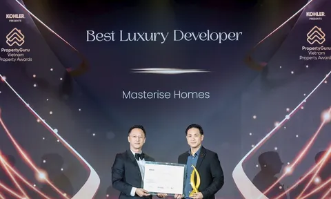 Tiên phong kiến tạo không gian sống hàng hiệu, Masterise Homes xứng danh “Best Luxury Developer” tại Propertyguru Vietnam Property Awards 2025