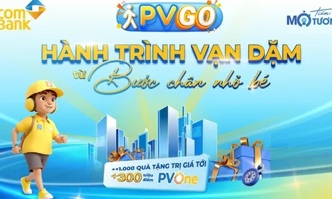 Trải nghiệm thử thách đi bộ, nhận thưởng hấp dẫn cùng PVcomBank