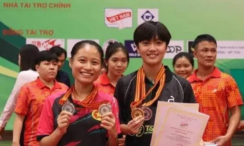 Bóng bàn Hà Nội T&T giành 2 huy chương Vàng tại giải các đội mạnh quốc gia