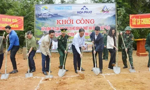 Tập đoàn Hoà Phát tài trợ 10 tỷ đồng cho bà con Lào Cai tái thiết sau bão