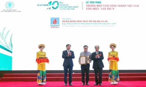 NPK Phú Mỹ: “Thương hiệu Vàng nông nghiệp Việt Nam năm 2023”