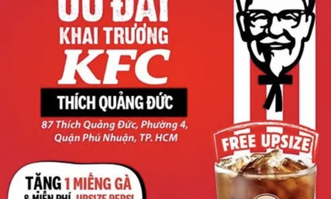 Sau phản ứng về việc đặt tên 'KFC Thích Quảng Đức', thương hiệu KFC có động thái mới
