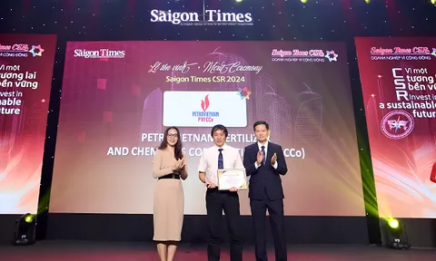 TCT Phân bón và Hóa chất Dầu khí được vinh danh Doanh nghiệp vì cộng đồng tại Saigon Times CSR 2024