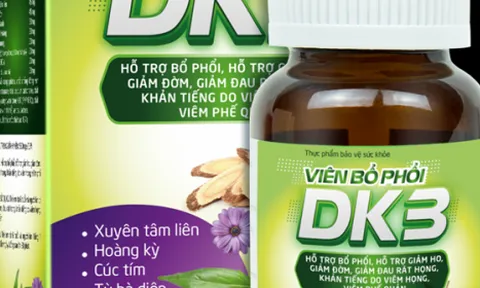 Bộ Y tế cảnh báo về viên bổ phổi DK3 và Dưỡng tâm an định thần ngon giấc