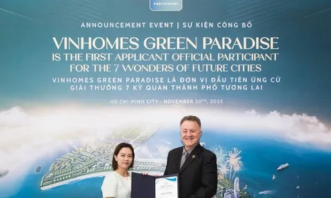 Vinhomes Green Paradise được công nhận là ứng viên đầu tiên của "7 kỳ quan đô thị tương lai" thế giới 