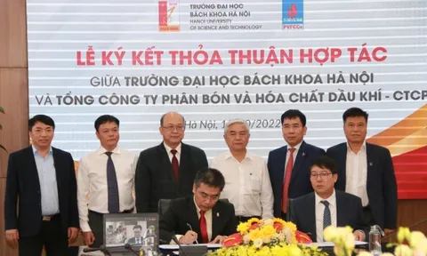 PVFCCo ký thỏa thuận hợp tác và tài trợ phòng thí nghiệm trị giá 2 tỷ đồng cho trường Đại học Bách Khoa Hà Nội