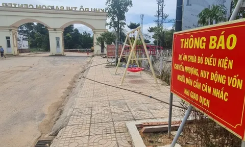 Người dân 'sống mòn' tại dự án đặt sai tên thương hiệu