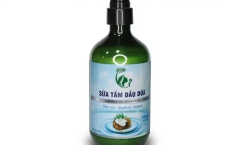 Sữa tắm dầu dừa của Coconut Cosmetic Bến Tre bị đình chỉ lưu hành toàn quốc