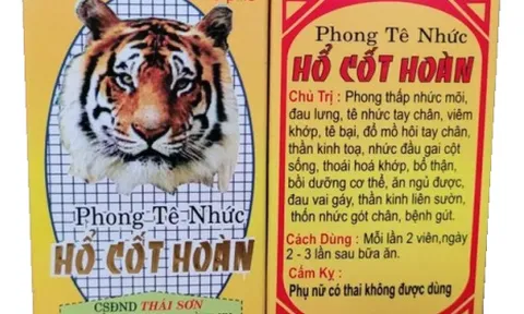Cảnh báo: Xuất hiện thuốc giả Phong tê nhức Hổ Cốt Hoàn lưu hành trên thị trường