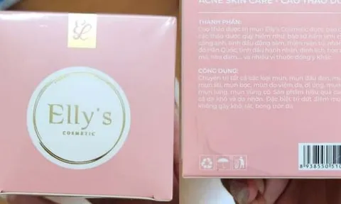 Công ty TNHH Elly Cuties bị đình chỉ hoạt động do sản xuất mỹ phẩm khi chưa được cấp phép