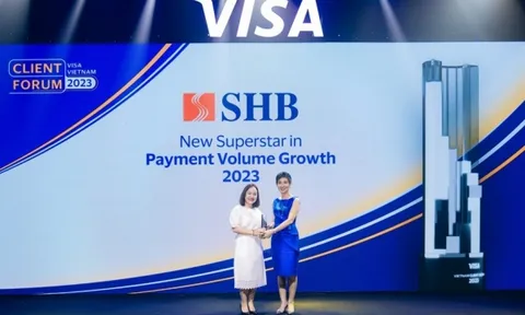 VISA vinh danh SHB là “Ngôi sao tăng trưởng thẻ năm 2023”