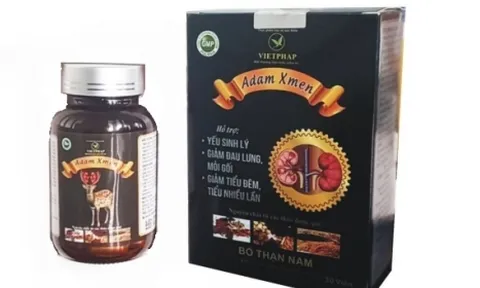 Cảnh báo: Phát hiện chất cấm Sildenafil trong TPBVSK Adam Xmen