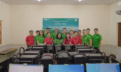 F88 trao tặng phòng tin học tại trường học miền núi