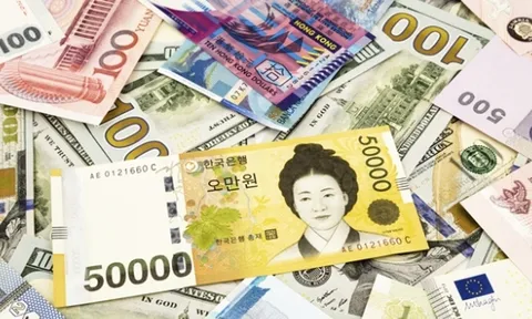 Tỷ giá đồng won giảm mạnh, thấp nhất 15 năm qua