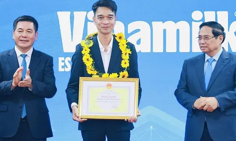 Vinamilk là doanh nghiệp duy nhất trong ngành sữa nhận bằng khen xuất khẩu tiêu biểu của Bộ Công Thương