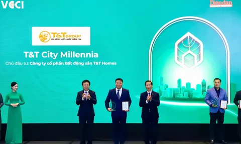 T&T City Millennia ghi dấu cuối năm với danh hiệu Dự án đáng sống 2025 và cú hích từ tiểu khu mới