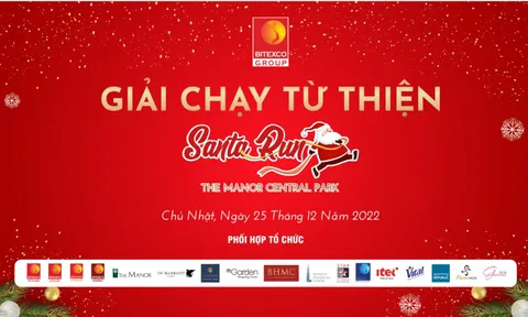 Giáng sinh ấm áp với Santa Run tại The Manor Central Park