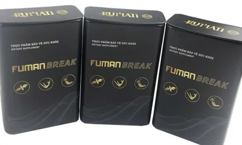 Thu hồi lô thực phẩm BVSK nam giới Fuman Break chứa chất cấm